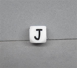 Buchstabenwürfel Silikon 10mm J